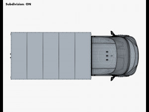 generic box truck v 1 3D 模型