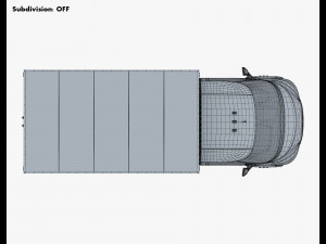 generic box truck v 1 3D 模型