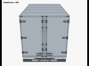 generic box truck v 1 3D 模型