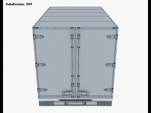 generic box truck v 1 3D 模型