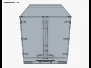 generic box truck v 1 3D Model