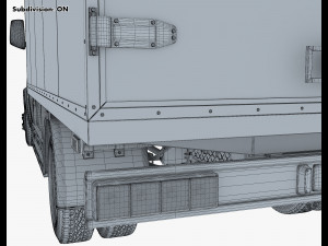 generic box truck v 1 3D 模型
