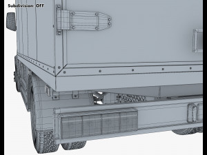 generic box truck v 1 3D 模型