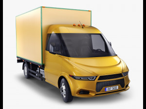 generic box truck v 1 3D 模型