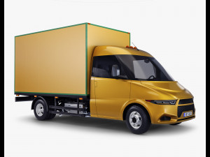 generic box truck v 1 3D 模型