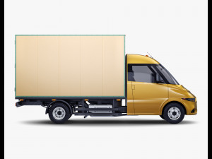 generic box truck v 1 3D 模型
