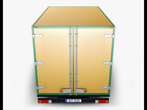 generic box truck v 1 3D 模型