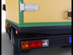generic box truck v 1 3D 模型