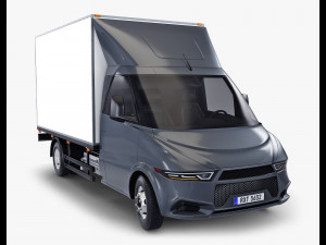 generic box truck v 2 3D Model