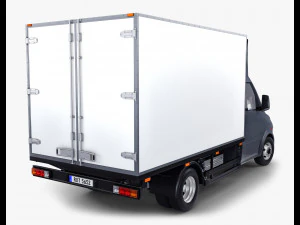 generic box truck v 2 3D Model