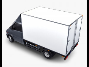 generic box truck v 2 3D Model