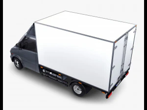 generic box truck v 2 3D Model