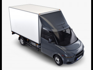 generic box truck v 2 3D Model