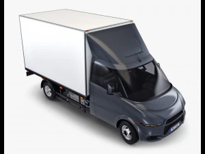 generic box truck v 2 3D Model