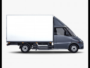 generic box truck v 2 3D Model