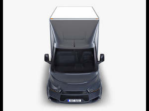 generic box truck v 2 3D Model