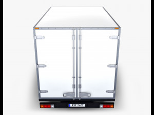 generic box truck v 2 3D Model