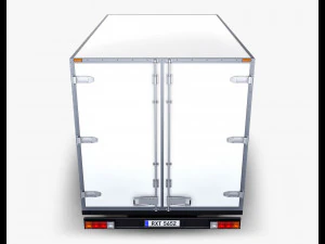 generic box truck v 2 3D Model
