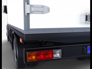 generic box truck v 2 3D Model