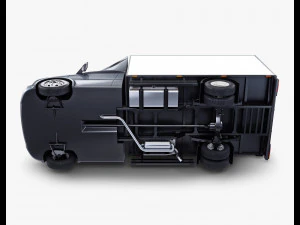 generic box truck v 2 3D Model