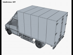 generic box truck v 2 3D Model