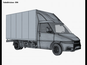 generic box truck v 2 3D Model