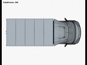 generic box truck v 2 3D Model