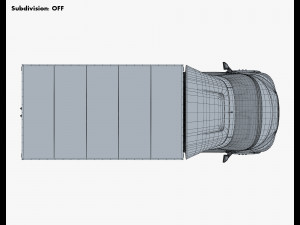 generic box truck v 2 3D Model