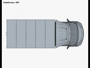 generic box truck v 2 3D Model