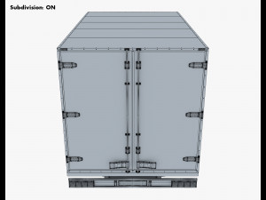 generic box truck v 2 3D Model