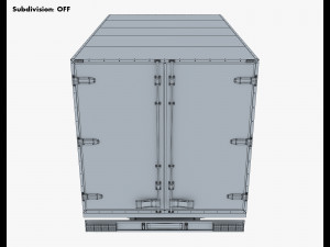 generic box truck v 2 3D Model