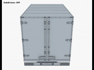 generic box truck v 2 3D Model