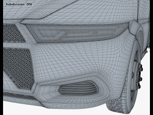 generic box truck v 2 3D Model