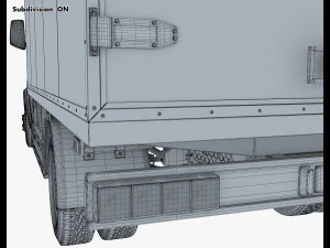 generic box truck v 2 3D Model