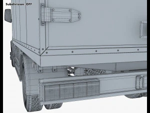 generic box truck v 2 3D Model