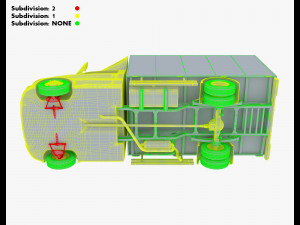 generic box truck v 2 3D Model