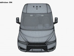 generic truck chassis frame v 1 3D Model