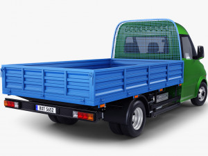 generic light duty truck v 1 3D Model