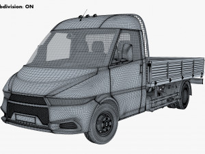 generic light duty truck v 1 3D Model