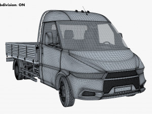 generic light duty truck v 1 3D Model