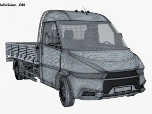 generic light duty truck v 1 3D Model