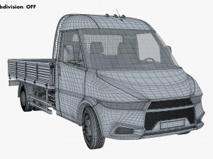 generic light duty truck v 1 3D Model