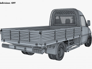 generic light duty truck v 1 3D Model