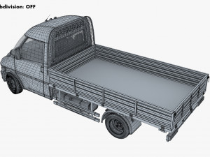 generic light duty truck v 1 3D Model