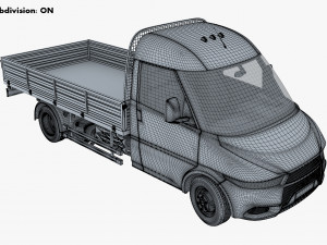 generic light duty truck v 1 3D Model