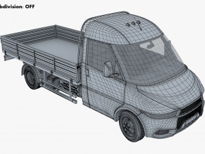generic light duty truck v 1 3D Model
