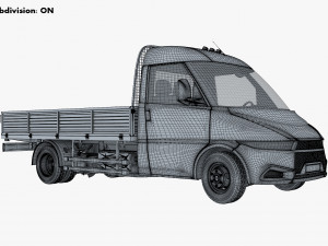 generic light duty truck v 1 3D Model