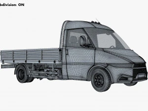 generic light duty truck v 1 3D Model