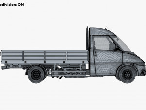 generic light duty truck v 1 3D Model