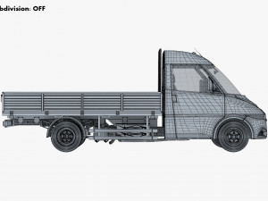 generic light duty truck v 1 3D Model
